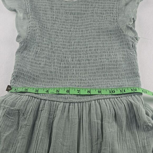 Anthropologie By The River Sage Smocked Tiered Midi Dress Small - Picture 6 of 8